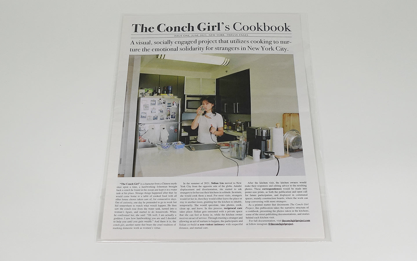 Sidian Liu: The Conch Girl’s Cookbook, Issue 1