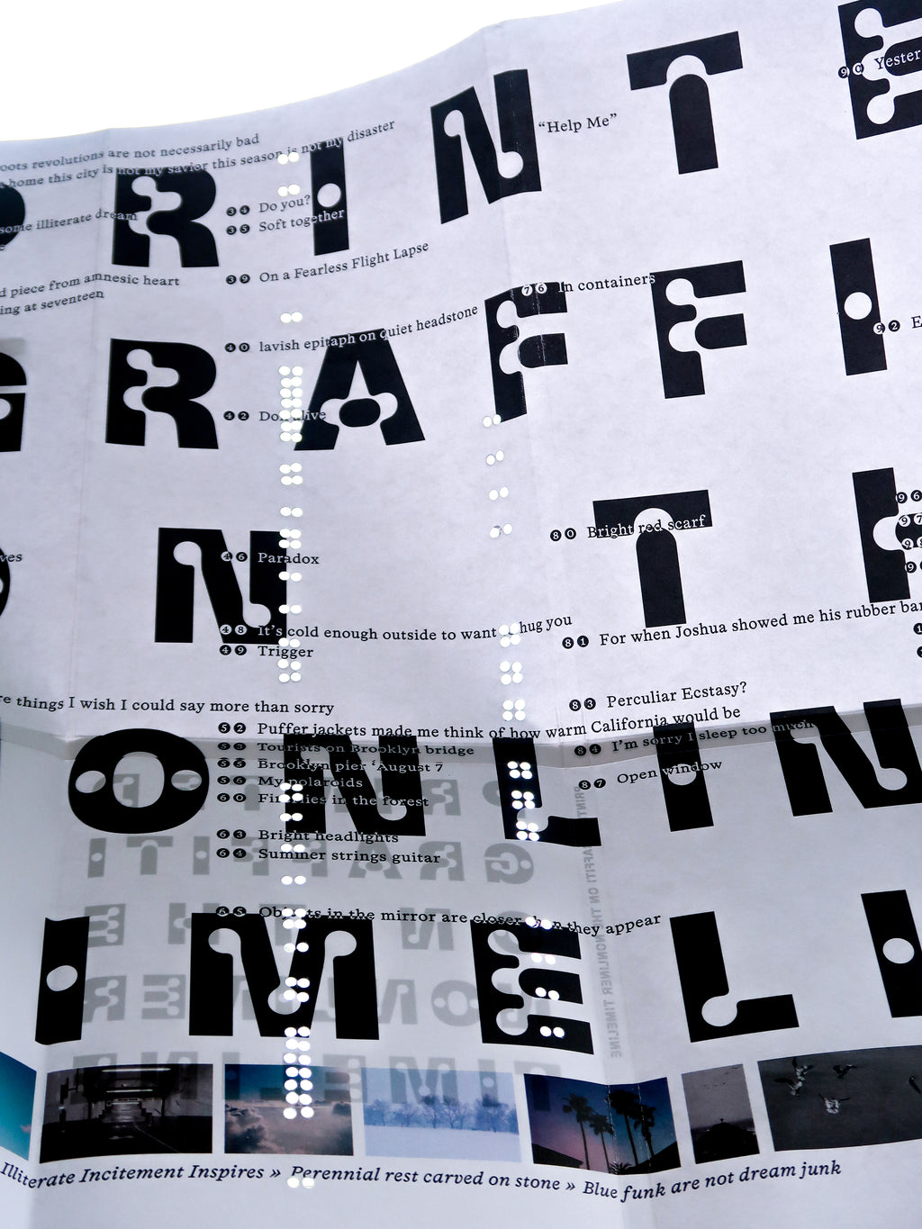 Printed Graffiti On The Nonlinear Timeline