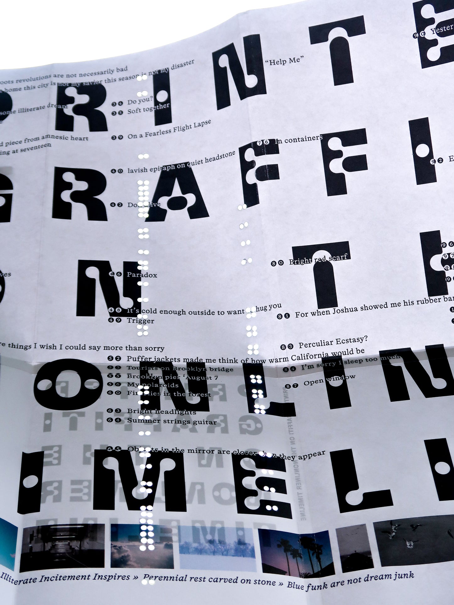 Printed Graffiti On The Nonlinear Timeline