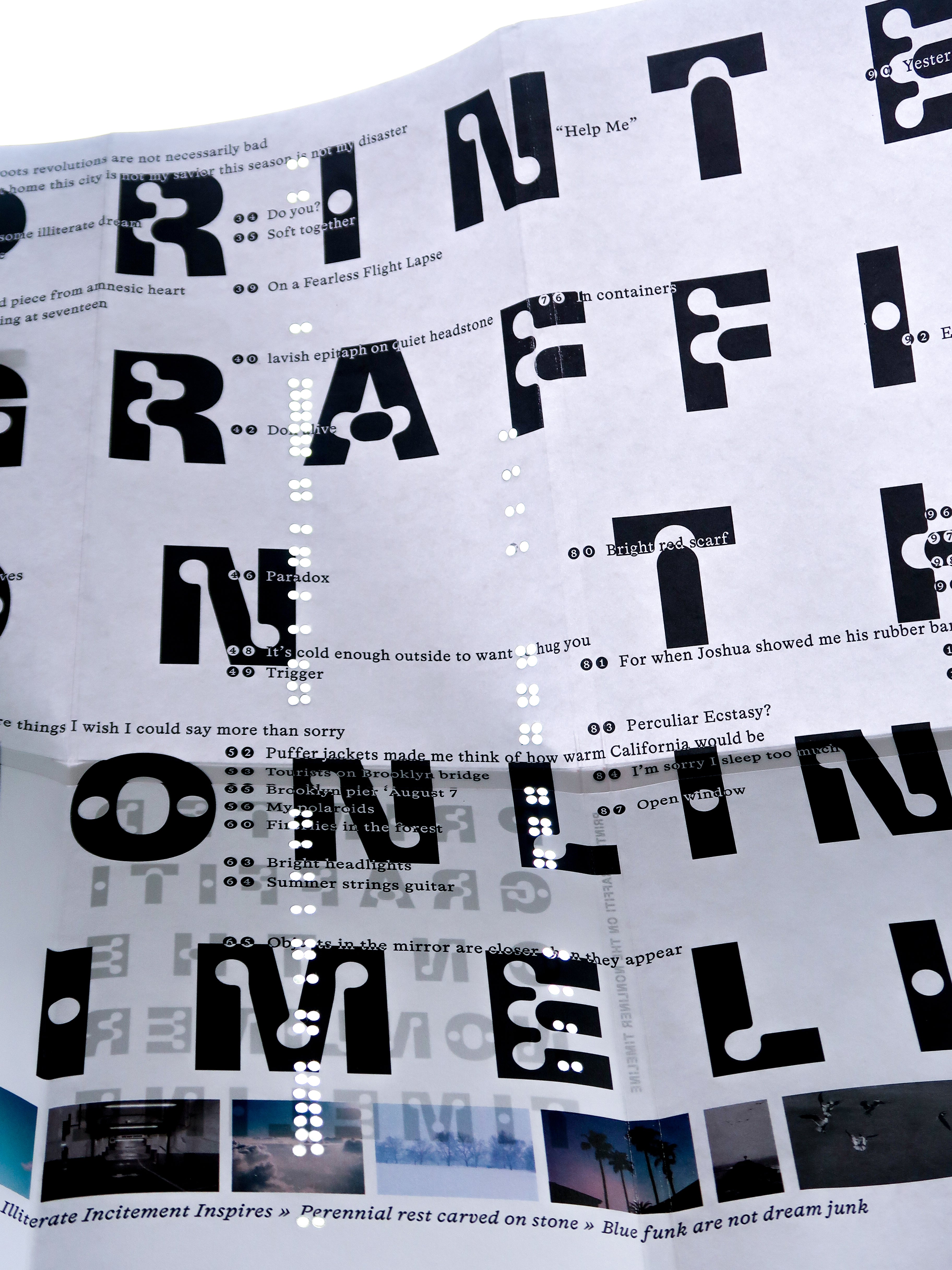 Printed Graffiti On The Nonlinear Timeline
