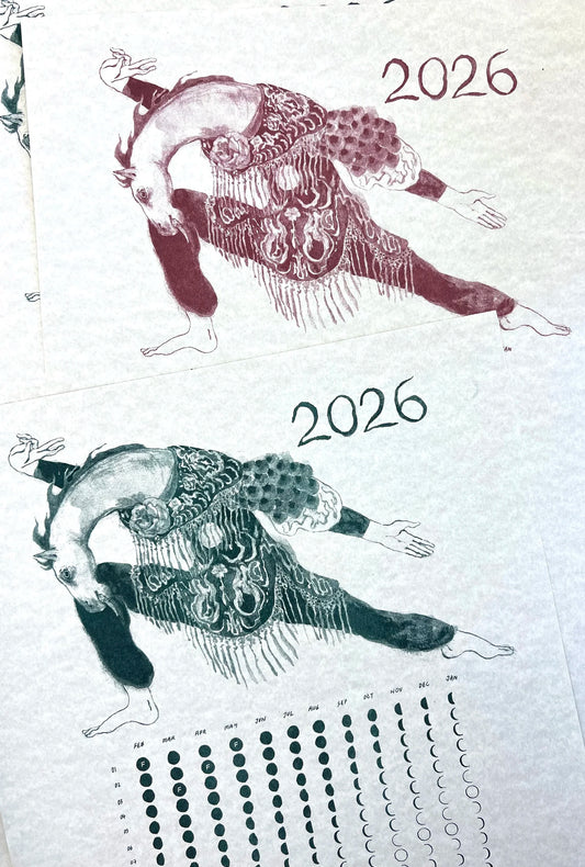 Jia Sung: 2026 year of the horse calendar