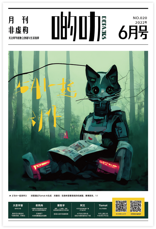 啲叻 No. 20 2022.6 《与AI一起创作》| DEALERS No. 20 2022.6 "Creating with AI"
