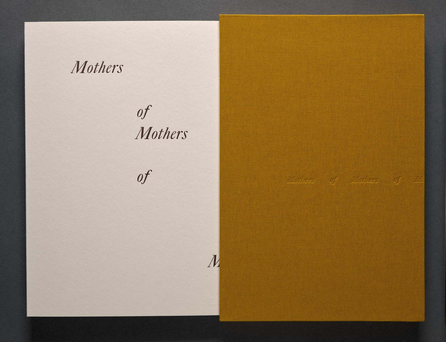 Rachel Hillery: Mothers of Mothers of Mothers (slipcase)